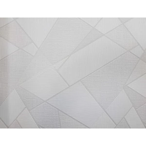 Szürke csillogó geometriai mintás tapéta