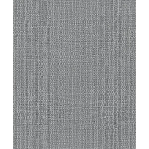 Szürke, ezüst, fekete, durvaszövésű textil tapéta