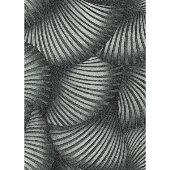 Szürke és ezüst tónusú fémes hatású tapéta