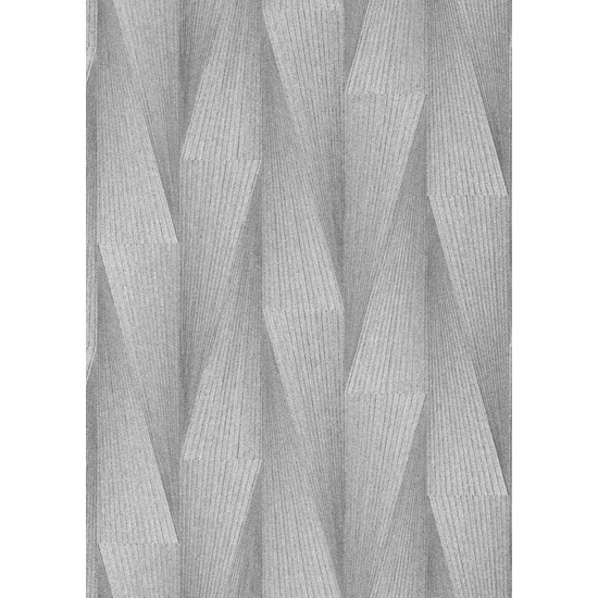 ezüstszürke és gyöngyházfehér tónusú fémes hatású tapéta