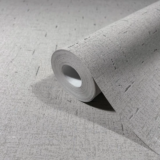 Sötétszürke textil mintás tapéta