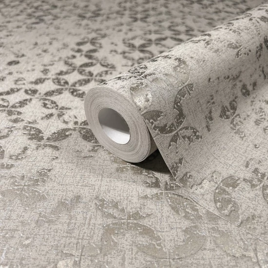 Szürke mintás tapéta