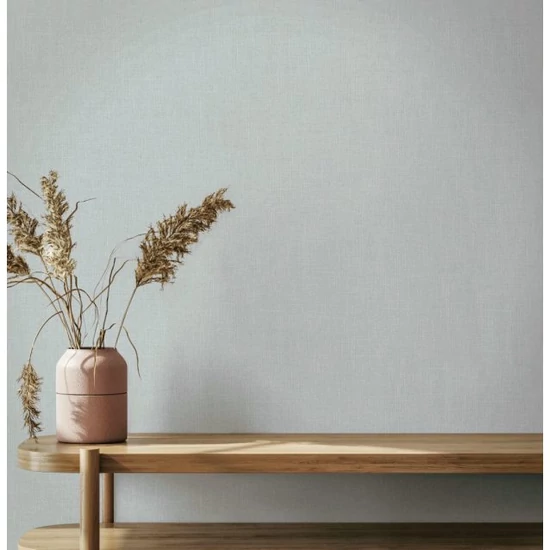 Ezüstös-törtfehér/világos szürke tónusú textilhatású tapéta