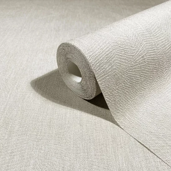 Drapp színű szövött hatású tapéta