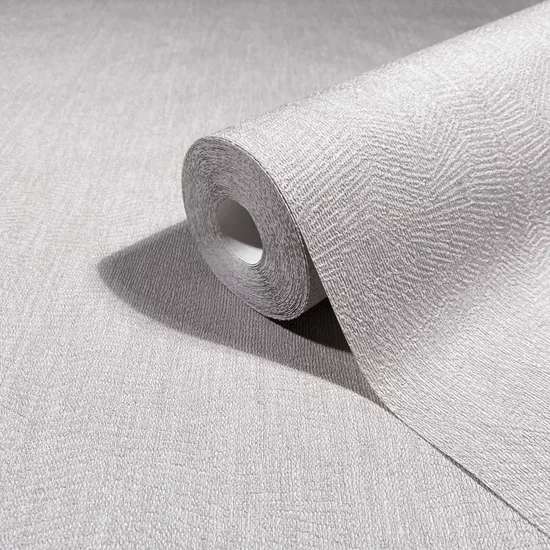 Fehér textilhatású tapéta