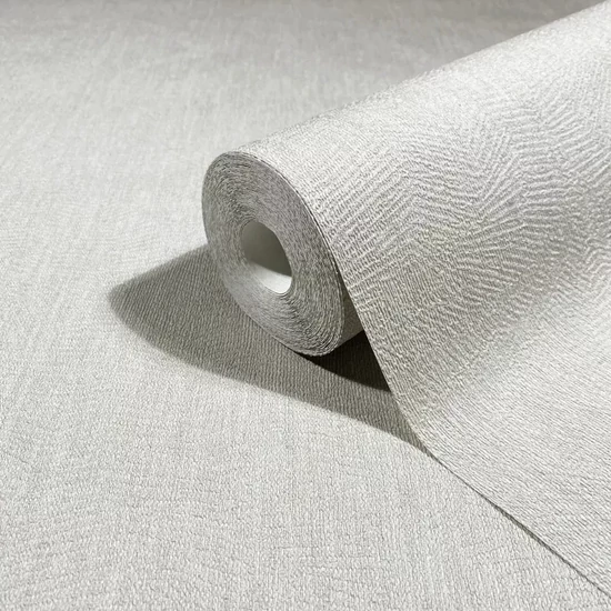 Szürke textilhatású tapéta