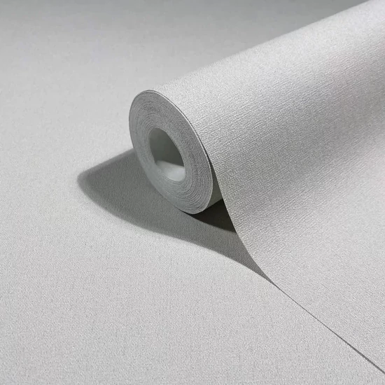 Halványszürke textil hatású tapéta