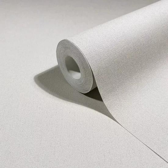 Galambszürke színű textil hatású tapéta