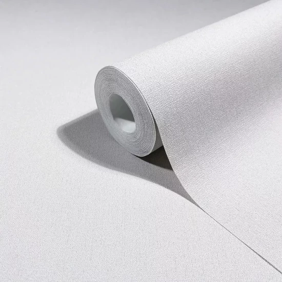 Fehér textilhatású tapéta