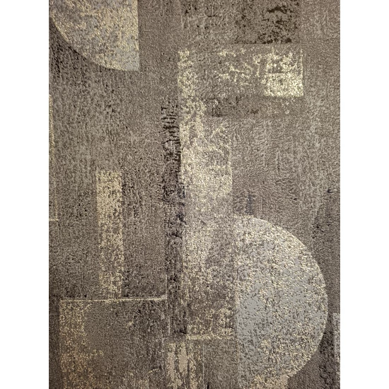 Szürke alapon arany modern mintás tapéta