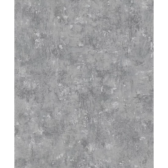 Sötétszürke fényes ezüst beton hatású tapéta