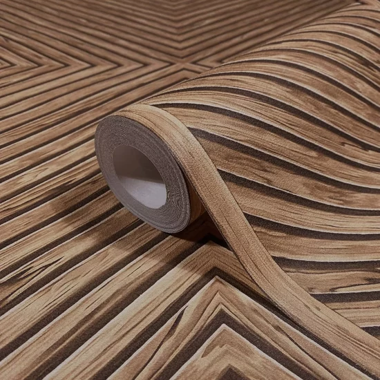 Sötétbarna fekete geometriai mintás tapéta