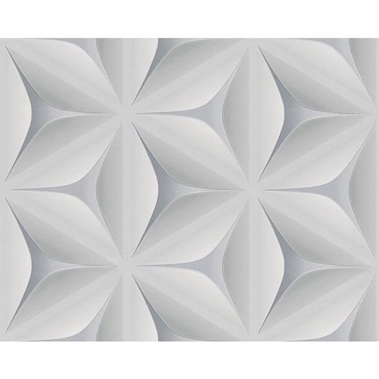 Szürke színű 3d grafikai mintás tapéta