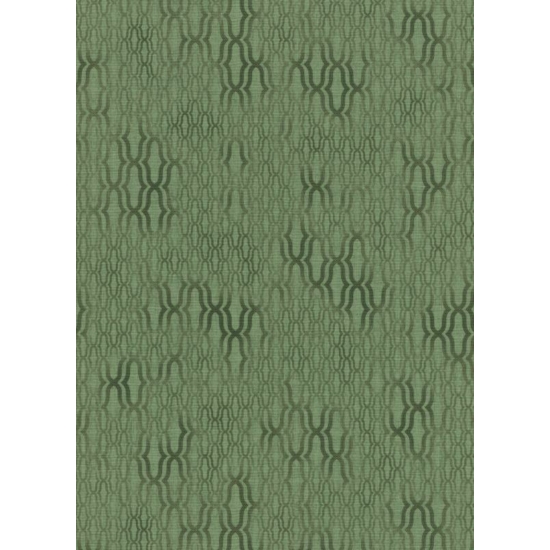 Keleti hatású zöld szürke tapéta