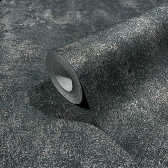 Fekete betonhatású tapéta