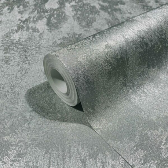 Ezüst beton mintás tapéta