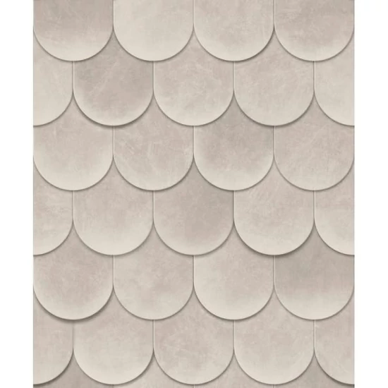 Szürkésbarna cserép mintás tapéta