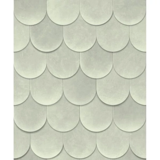 Zsályazöld cserépmintás tapéta