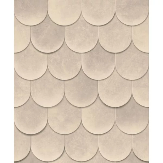 Szürke cserép mintás tapéta