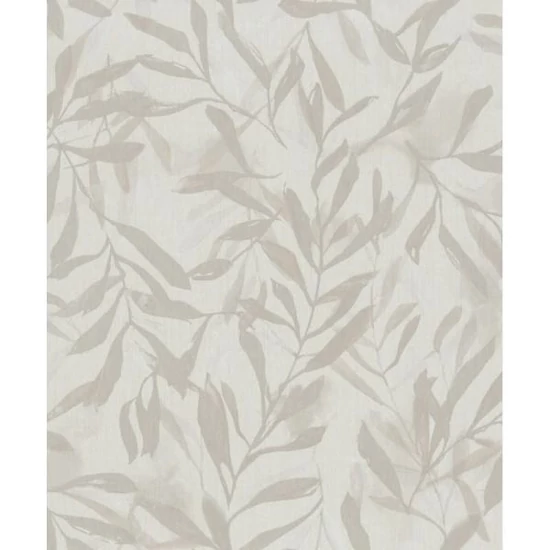Drapp bézs leveles tapéta