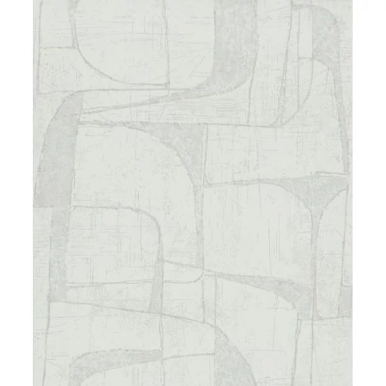 Törtfehér szürke arany absztrakt geometriai mintás tapéta