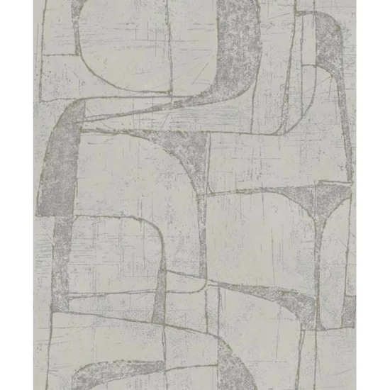 Barna szürke arany absztrakt geometriai mintás tapéta