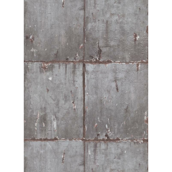 Szürke, fehér, beton hatású tapéta