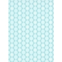 Kép 1/2 - Türkizkék alapon, fehér mintás, csillagos tapéta