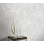 Kép 2/3 - Halványszürke leveles tapéta