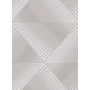 Kép 1/3 - Drapp szürkésbarna 3d geometriai mintás tapéta