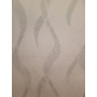 Kép 1/2 - Fehér alapon modern szürke hullámos tapéta