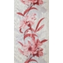 Kép 1/2 - Középen futó, rózsaszín, ezüst, csillogó, virágos tapéta