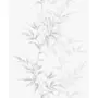 Kép 1/2 - Fehér, szürke, leveles tapéta