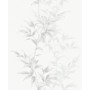 Kép 1/2 - Fehér, szürke, leveles tapéta