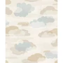 Kép 1/2 - Krém fehér alapon bézs szürke kék felhő mintás tapéta