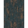 Kép 1/2 - Sötétkék barna réz csillogó beton mintás tapéta