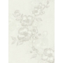 Kép 1/5 - Törtfehér, barna, virágos tapéta