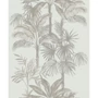 Kép 1/2 - Bézs barna szürke pálmafaleveles tapéta