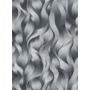Kép 1/2 - Szürke, fekete, ezüst, fényes, hullámos tapéta