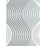 Kép 1/2 - Fehér, fekete, szürke, csillogó, hullám mintás tapéta