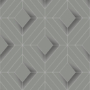 Kép 1/2 - Szürke, ezüst geometriai mintás tapéta