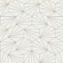 Kép 1/2 - Bézs, aranym geometriai mintás tapéta
