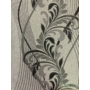 Kép 2/2 - Bézs fekete ezüst levél és hullám mintás tapéta