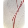 Kép 2/2 - Fehér alapon bordó hullámos tapéta