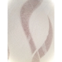 Kép 2/3 - Fehér alapon, bordó, hullámos tapéta