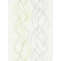 Kép 1/3 - fehér, szürke, zöld, hullámos tapéta