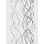 Kép 1/3 - fehér, fekete, szürke, hullámos tapéta
