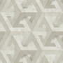 Kép 1/2 - Szürke, fehér alapon, geometriai mintás tapéta