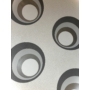 Kép 3/3 - Fehér alapon, szürke, ezüst, körös, modern tapéta