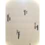 Kép 2/2 - Fehér alapon, fekete, szürke mintás tapéta